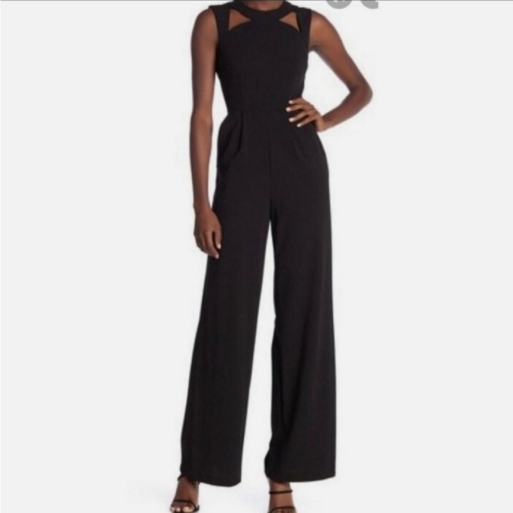 Calvin Klein Sleeveless Jumpsuit with Cutouts